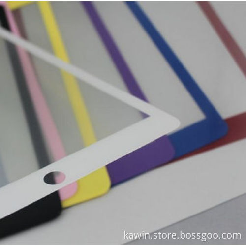 9H black tempered glass screen protector for iPad mini